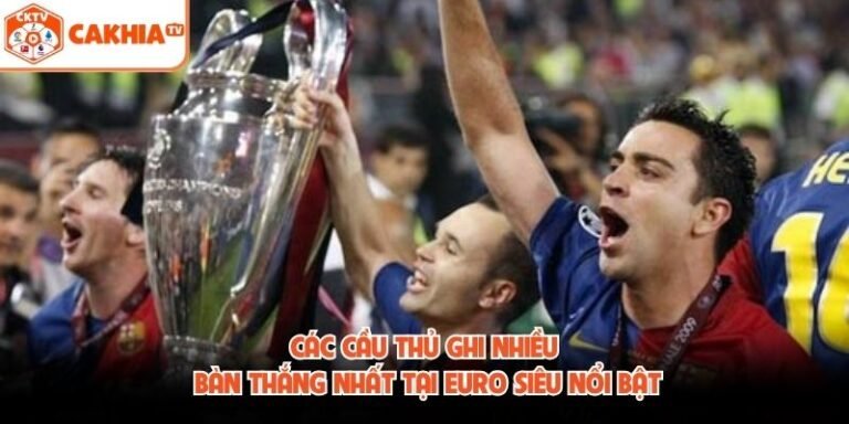 Các Cầu Thủ Ghi Nhiều Bàn Thắng Nhất Tại Euro Siêu Nổi Bật